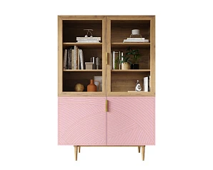 фото Буфет с двумя дверками "Line" LN11/GR1/pink в интерьере в Санкт-Петербурге