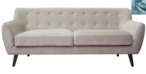 купить Диван с мягкими подлокотниками Albert 8 цвет голубой в интернет-магазине в Санкт-Петербурге