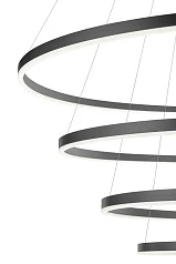 Люстра Orblaze 4 rings 1000 black в Санкт-Петербурге