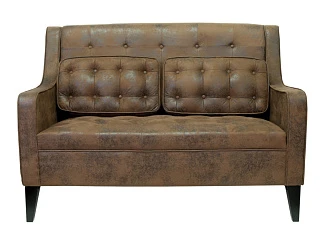 стильный Дизайнерский двухместный диван Hublon коричневый в Санкт-Петербурге