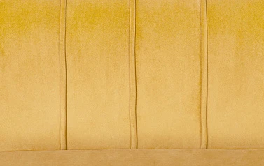 Дизайнерский диван Pearl Triple Yellow на черных ножках в Санкт-Петербурге