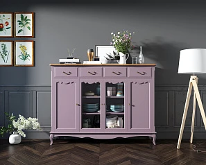 купить Комод-витрина Leontina Lavanda арт ST9363L в интернет-магазине в Санкт-Петербурге