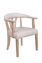 купить красивый Мягкий стул с подлокотниками Tanner Beige в Санкт-Петербурге