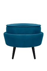 Пуф Pearl Adorn Marine на черных ножках в Санкт-Петербурге