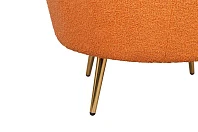 фото Низкое кресло Pearl Orange Boucle в Санкт-Петербурге