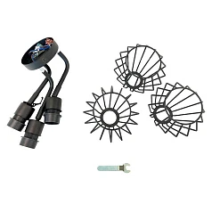 красивые 31531 Люстра TARBES, 3x60W(E27), сталь, черный на заказ в Санкт-Петербурге