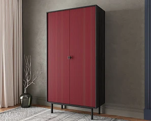 купить стильный Шкаф двухдверный "Emerson" арт EM091/red/L в Санкт-Петербурге