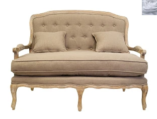 купить Прямой диван модерн Yareli Brown серый в интернет-магазине в Санкт-Петербурге