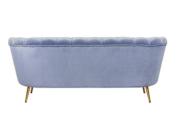 Трехместный диван ракушка Pearl Triple Blue в Санкт-Петербурге