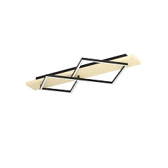901929 Светодиодный настенно-потолочный светильник BOYAL, 1X13W 1X15W(LED LED), 3000K, 1750 2050lm, сталь, дерево, черный, коричневый, белый в интернет-магазине в Санкт-Петербурге