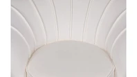 заказать Кресло ракушка Pearl Beige на черных ножках в Санкт-Петербурге