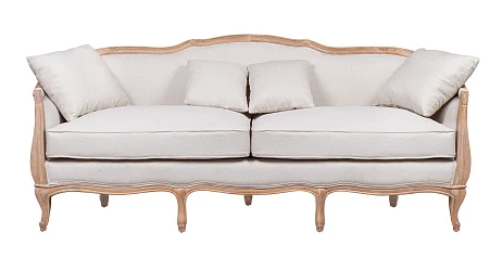 красивый Прямой диван Darcy 3 V2 бежевый в интернет-магазине в Санкт-Петербурге