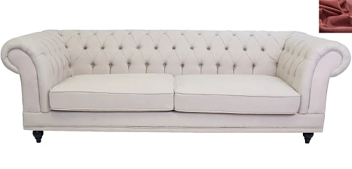 красивый Диван мягкий арт-деко Neylan красный на заказ в Санкт-Петербурге