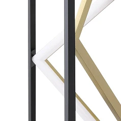 фото 390419 Светод торшер с рег-кой цветовой темп-ры PENELA, 23W(LED) ,2700-6500K, 2300lm, алюминий, сталь, черный, золотой в Санкт-Петербурге