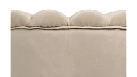 Низкое кресло ракушка Pearl Taupe на черных ножках в Санкт-Петербурге