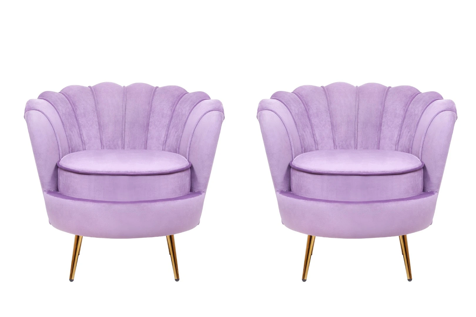 фото Комплект кресел ракушка Pearl Purple в интерьере в Санкт-Петербурге