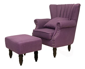 заказать Кресло с пуфом Lab Violet V2 в Санкт-Петербурге