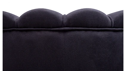заказать Кресло с пуфом ракушка Pearl Black в Санкт-Петербурге
