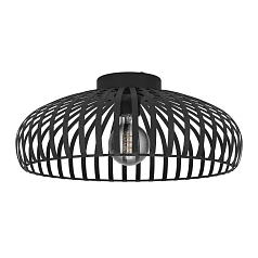 заказать 900721 Потолочный светильник MOGANO 3, 1X40W (E27), H180, ?430, сталь, черный в Санкт-Петербурге