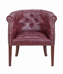 Кожаное кресло Grace Vine Leather в интерьере в Санкт-Петербурге