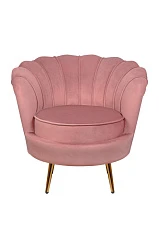 фото Низкое кресло ракушка Pearl Pink V3 в интерьере в Санкт-Петербурге