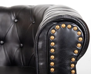 фото Кожаное кресло Karo Black V2 в Санкт-Петербурге
