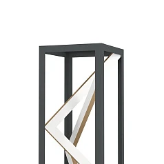 фото 390419 Светод торшер с рег-кой цветовой темп-ры PENELA, 23W(LED) ,2700-6500K, 2300lm, алюминий, сталь, черный, золотой в Санкт-Петербурге