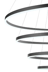 Люстра Orblaze 4 rings 1000 black в Санкт-Петербурге