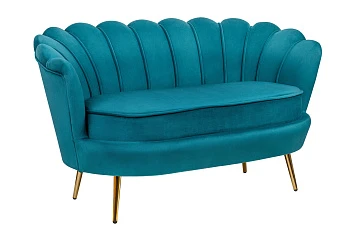 купить стильный Диван ракушка Pearl Double Marine Velvet в Санкт-Петербурге
