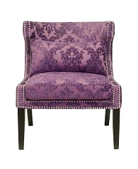красивое Мягкое полукресло с подлокотниками Suza Violet на заказ в Санкт-Петербурге