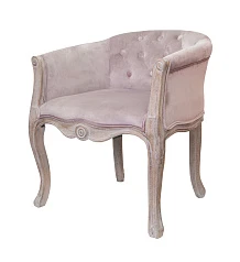 фото Низкое кресло ретро Kandy Pink Velvet в Санкт-Петербурге