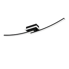 фото 901217 Светодиодный потолочный светильник LUNGOLAGO, 12W(LED), сталь, пластик, черный, пластик, белый, 4000K, 1450lm в интерьере в Санкт-Петербурге