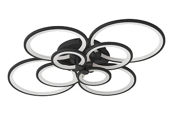 заказать Люстра Oris 8 rings black в интернет-магазине в Санкт-Петербурге