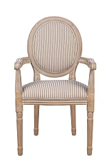 красивый Мягкий стул с подлокотниками Volker Arm Orange Pinstripe на заказ в Санкт-Петербурге