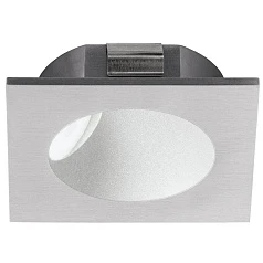 купить 96902 Светодиодный встраиваемый светильник для лестниц ZARATE, 2W(LED), 80х80, литой алюминий, серебря в Санкт-Петербурге