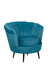 Кресло ракушка Pearl Marine на черных ножках в Санкт-Петербурге