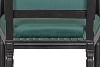 купить красивый Мягкий стул с подлокотниками Runako Green в Санкт-Петербурге