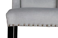 Дизайнерский барный стул Skipton Grey Velvet в Санкт-Петербурге