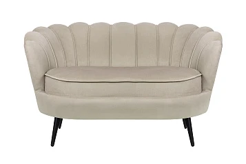 Дизайнерский диван Pearl Double Taupe на черных ножках в интернет-магазине в Санкт-Петербурге