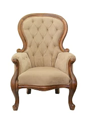 Классическое кресло Madre Light Brown в интерьере в Санкт-Петербурге