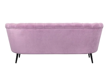 Диван ракушка Pearl Triple Pink на черных ножках в интернет-магазине в Санкт-Петербурге