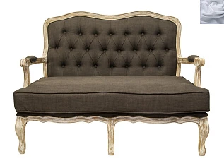 Прямой диван модерн Yareli Brown V2 серый в Санкт-Петербурге