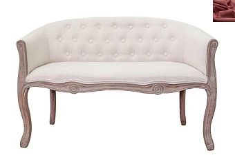 Диван Kandy Double Beige красный в интерьере в Санкт-Петербурге