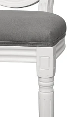 купить стильный Дизайнерский обеденный стул модерн Volker Grey and White в интернет-магазине в Санкт-Петербурге