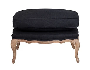 фото Дизайнерская банкетка Nitro Black Ottoman в интерьере в Санкт-Петербурге