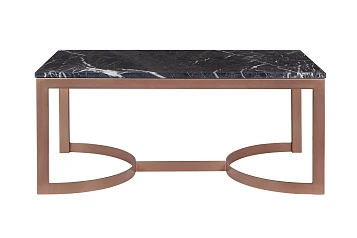 стильный Журнальный столик прямоугольный Aron Marble-Cu в Санкт-Петербурге