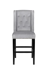 Дизайнерский барный стул Skipton Grey Velvet на заказ в Санкт-Петербурге