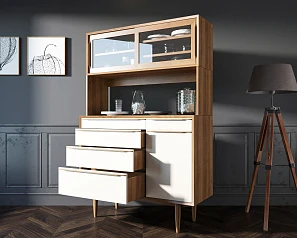 стильный Буфет "Bruni white" арт BR38WH на заказ в Санкт-Петербурге