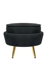купить Пуф Pearl Adorn Black в интернет-магазине в Санкт-Петербурге