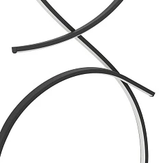 купить красивые 901271 Светод торшер SERPINS, 20W(LED), алюминий, сталь, черный, пластик, белый, 3000K, 2500lm в Санкт-Петербурге